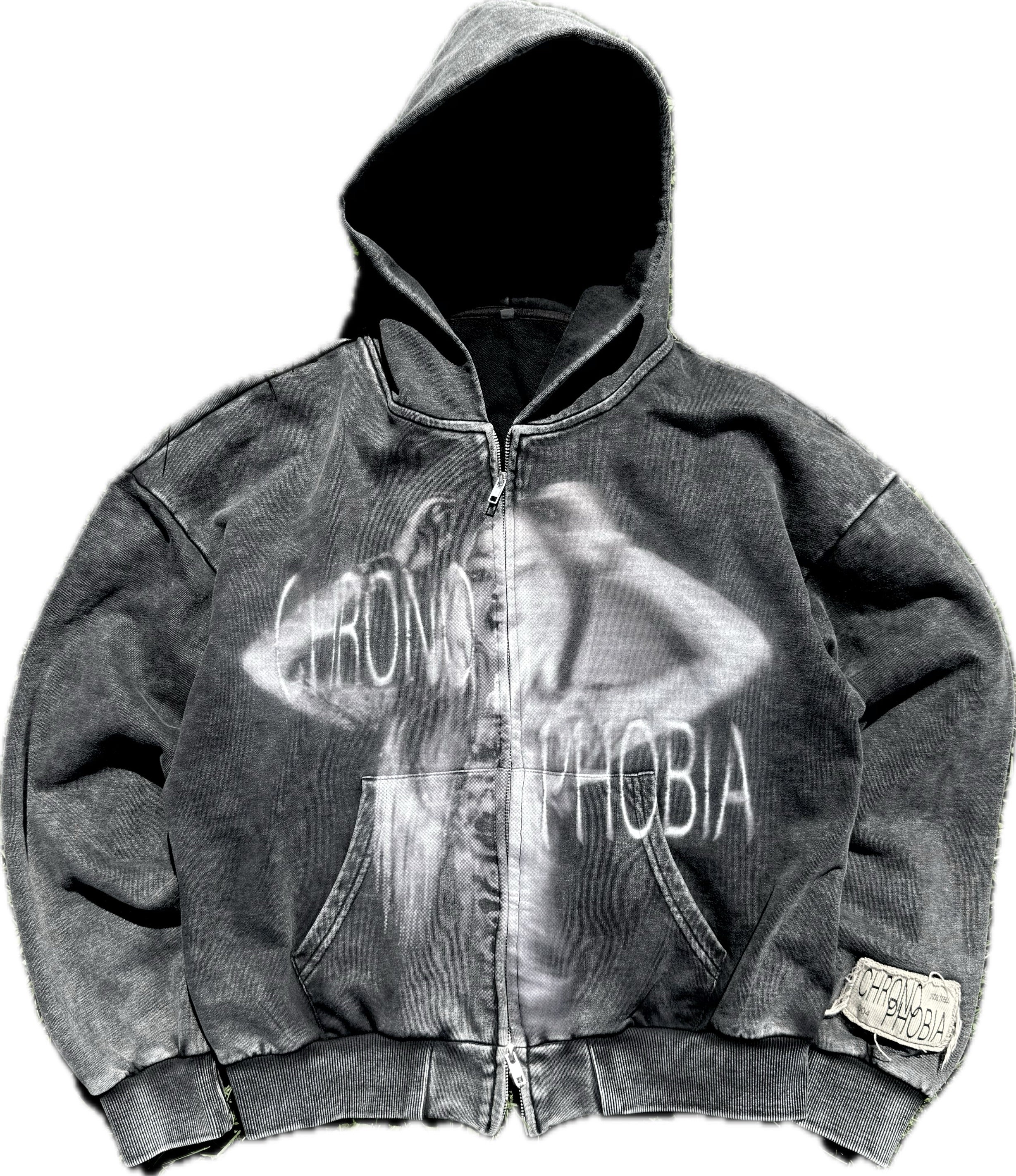 CHRONO) FADE, double zip up – Phobia Threads