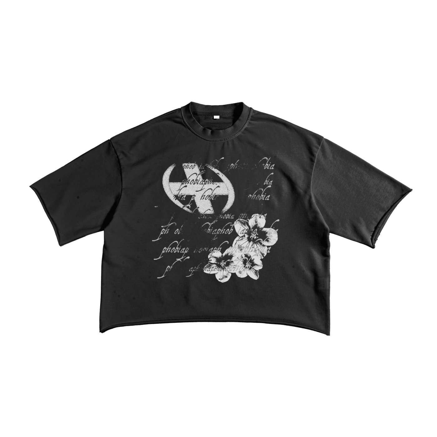 SCRIPTURE (coal), raw tee